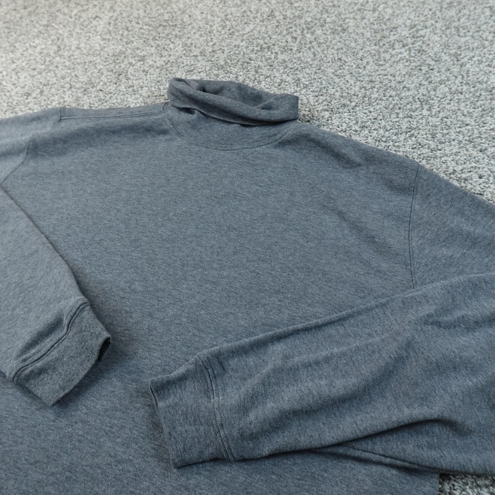 REI Shirt Mens XL Gray Long Sleeve Turtleneck Tee Outdoor Hiking Sweatshirt Top